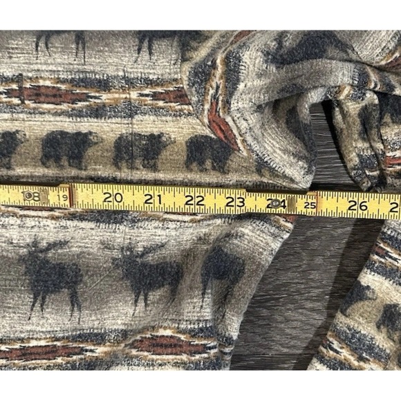 Vintage Woolrich Thick Flannel Hunting Work Shirt Deer Moose Bear Alaska Size XL - Picture 4 of 14